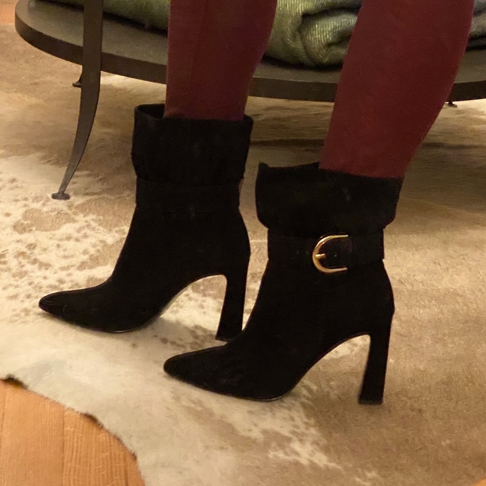 Joie black suede Alby Bootie Size 37